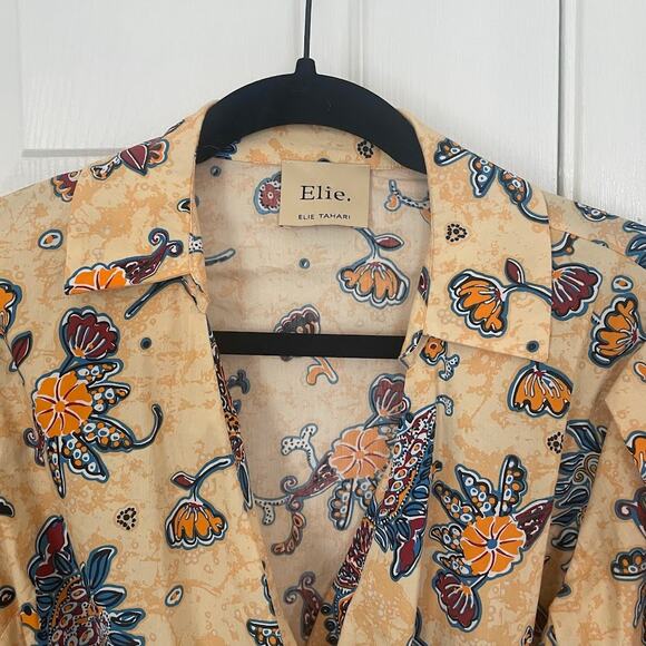 Elie. by Elie Tahari Wrap Blouse - Picture 2 of 7